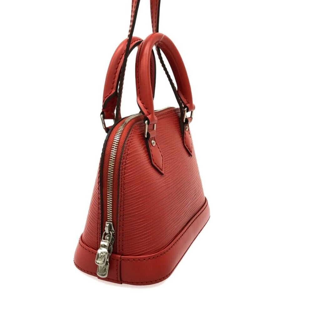 Louis Vuitton Nano Alma M 50516 Coquelicot Epi - Sn 1106 Shoulder Bag - Picture 4 of 13